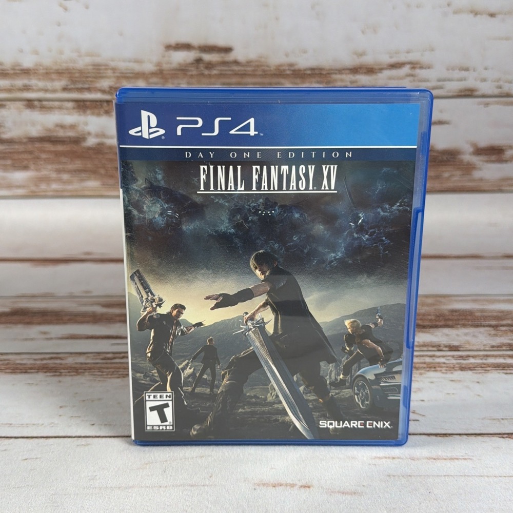 Final Fantasy XV 15 Day One Edition PS4 PlayStation 4 Game Complete CIB Used